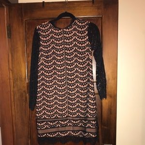 Black lace dress